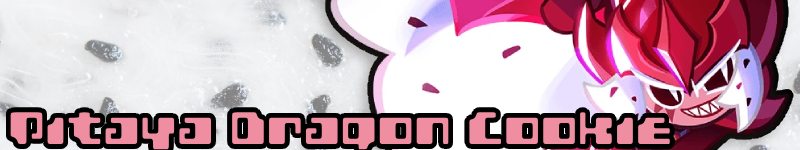 Logo text that reads: Pitaya Dragon Cookie